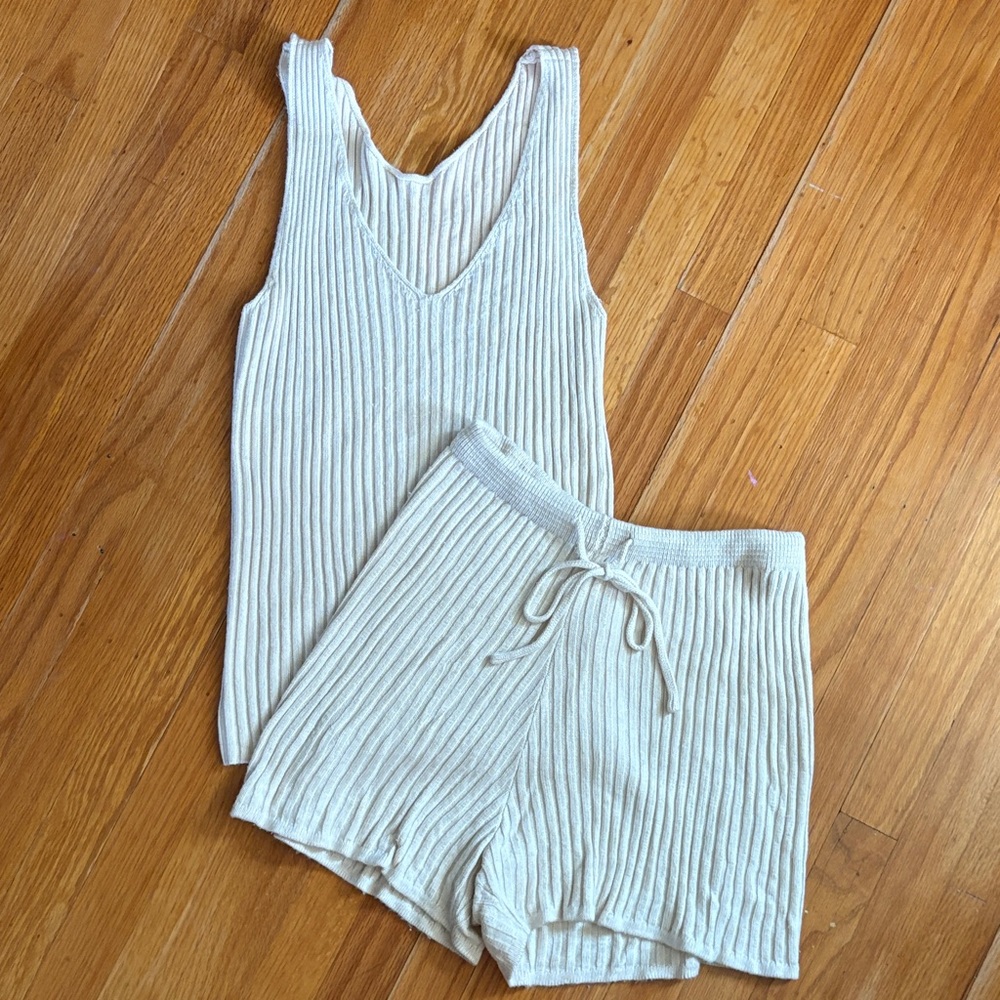 Cozy Cream Knit Set